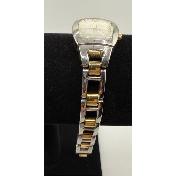 Fossil F2 Silver Tone Oval FaceCase Link Bracelet Band Watch Stainless Steel - Picture 6 of 10